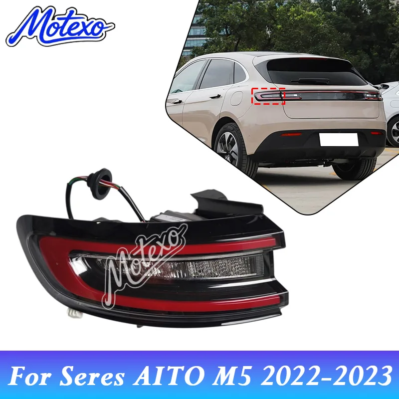 Lamp Taillights Taillamps Brake Light Rear Bumper Tail Light Tail Lamp Light BulbsFor Seres AITO M5 2022-2023