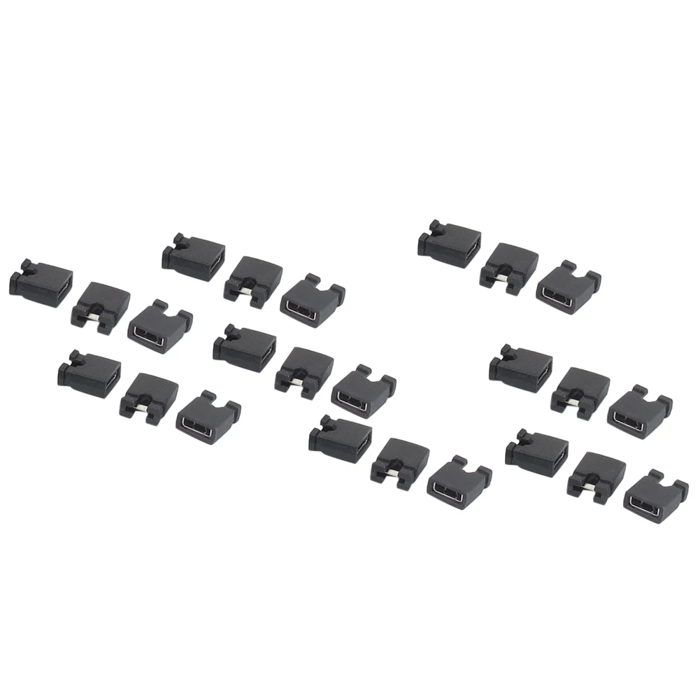 120 Pcs 2.54mm Jumpe Standard PCB Shunts Short Mini Jumper Cap Connector for Circuit Board