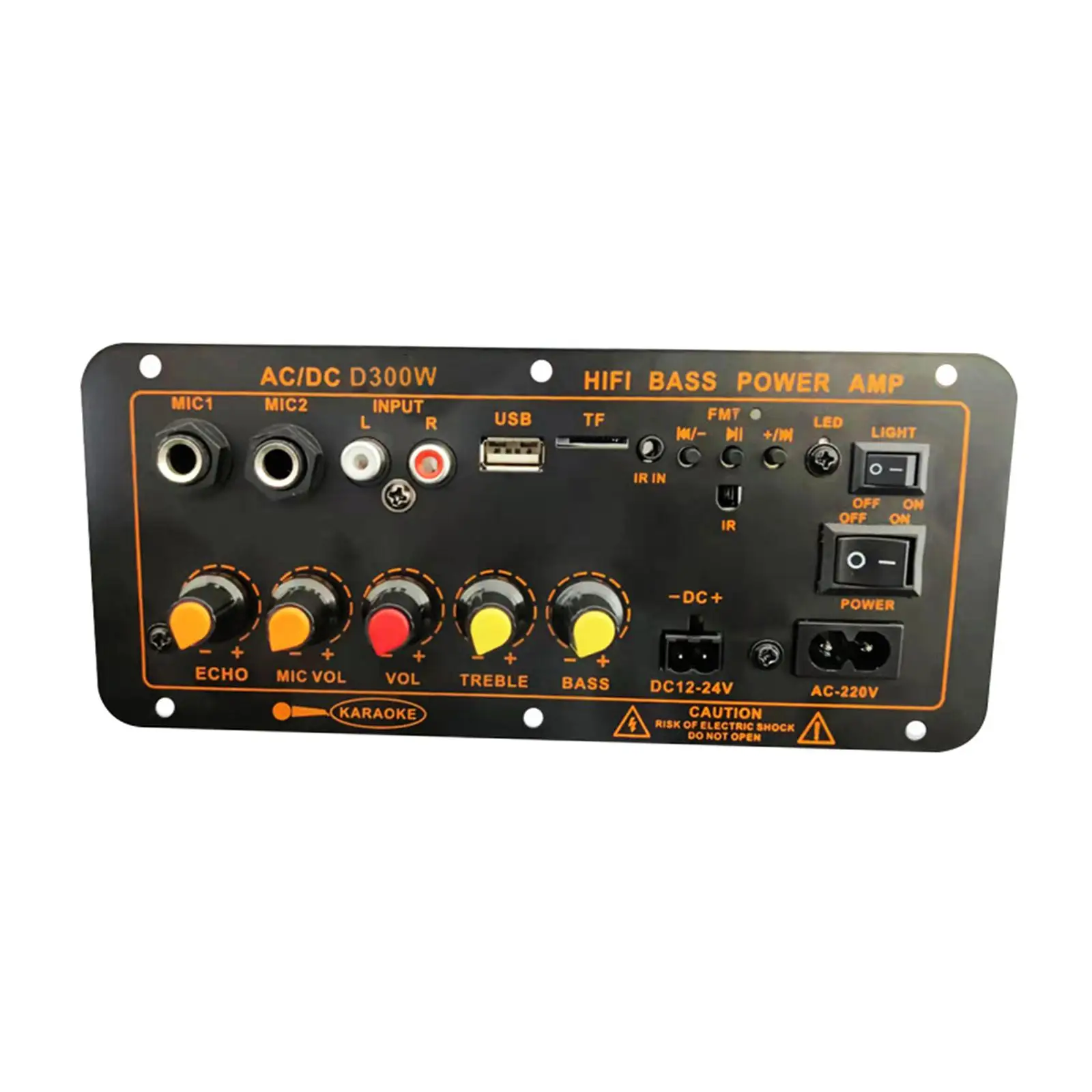 300W Bluetooth High Power Stereo Amplifier Board EU 220V Sturdy Powerful Function Easily Install with Knobs Subwoofer Amplifier