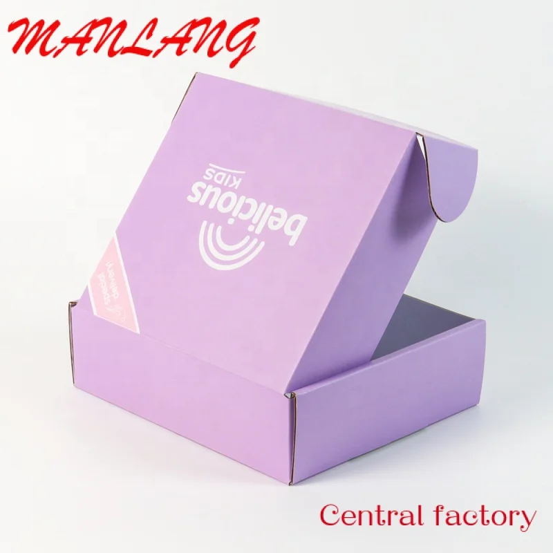 Custom  Recyclable Corrugated Paper Foldable Personalized Custom Logo Printed Shipping Boxes Mailer Box