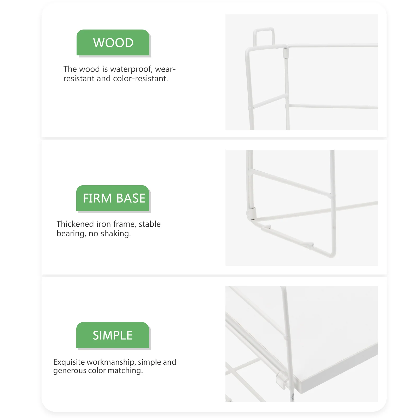 Desktop Bookshelf Small Simple Iron-Art Book Rack Practical Office Desktop Storage Organizer Small Bookshelf Book Shelf