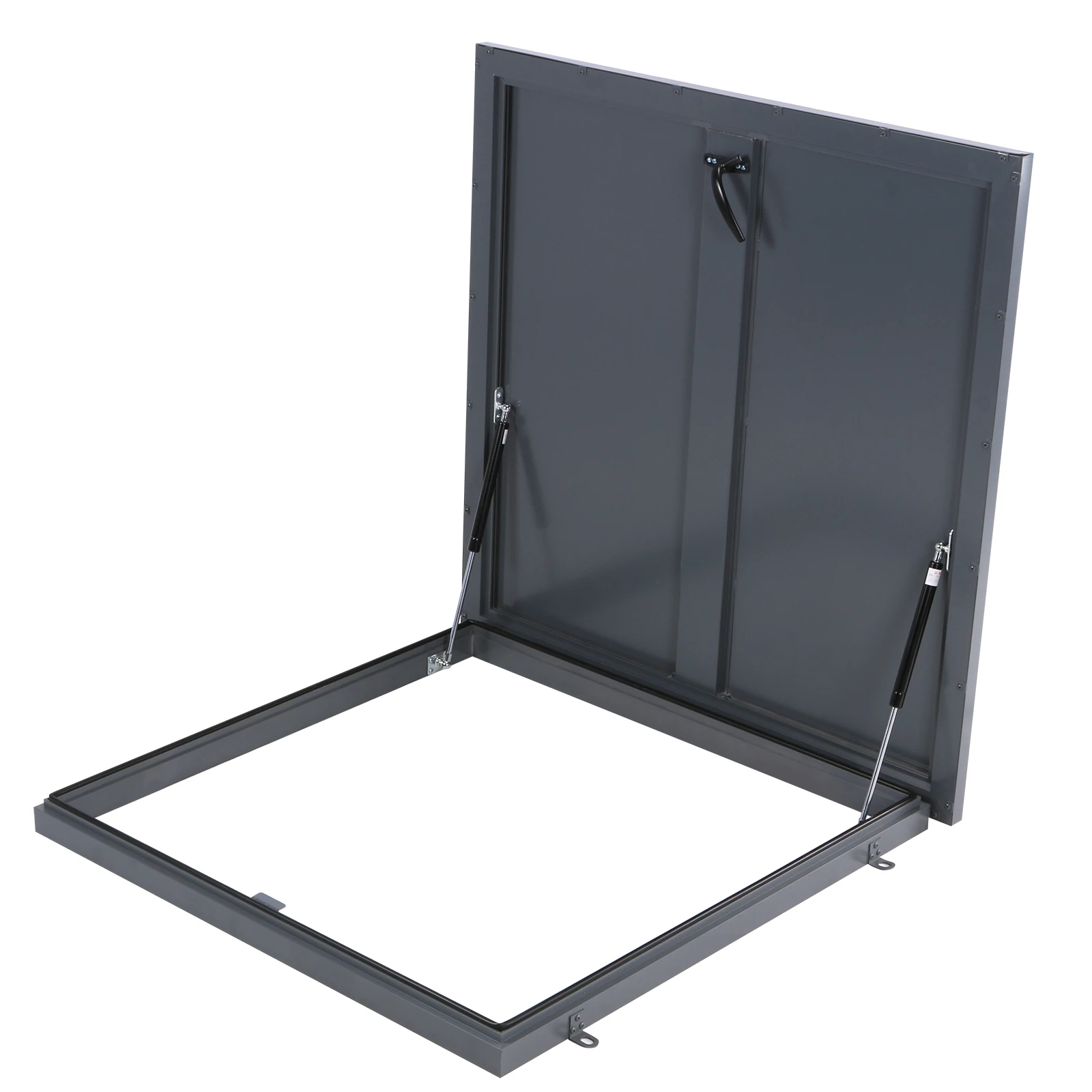 

Крышка люка для доступа на крышу коммерческих объектов 35.83x35.83 дюйма с газовым амортизатором и ручкой для подвалов, патио, окон, колодцев