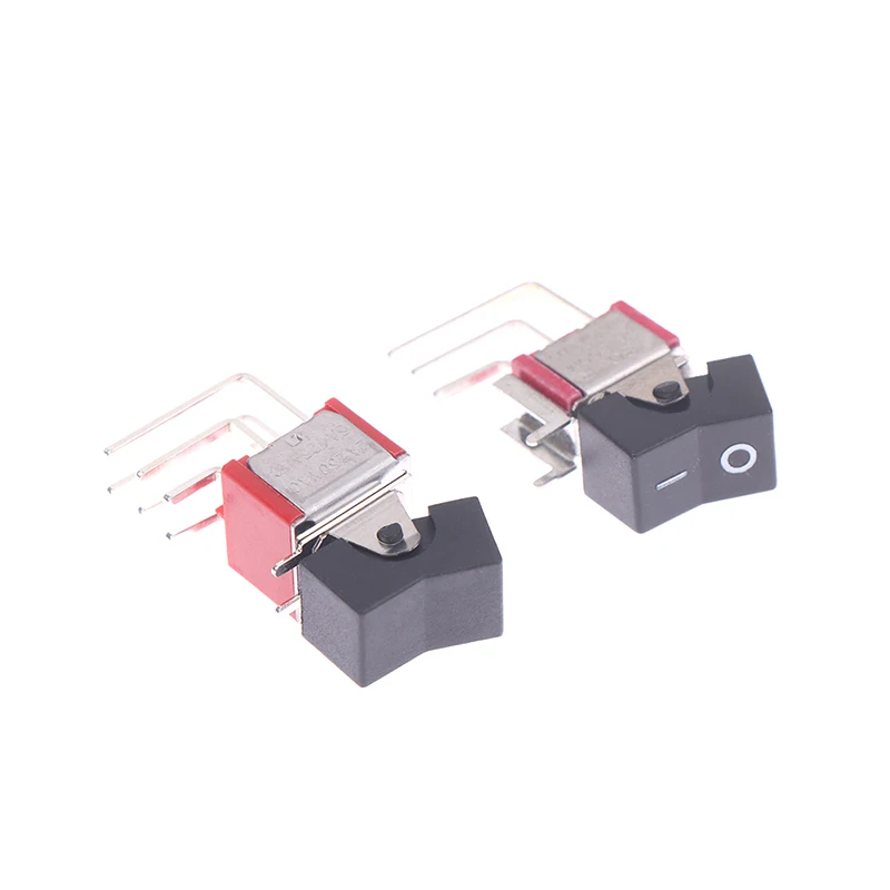 1pcs New RLS-202-A4-00 Rocker Arm Connector Ship Type Button Rocker Bent Feet Side Switch