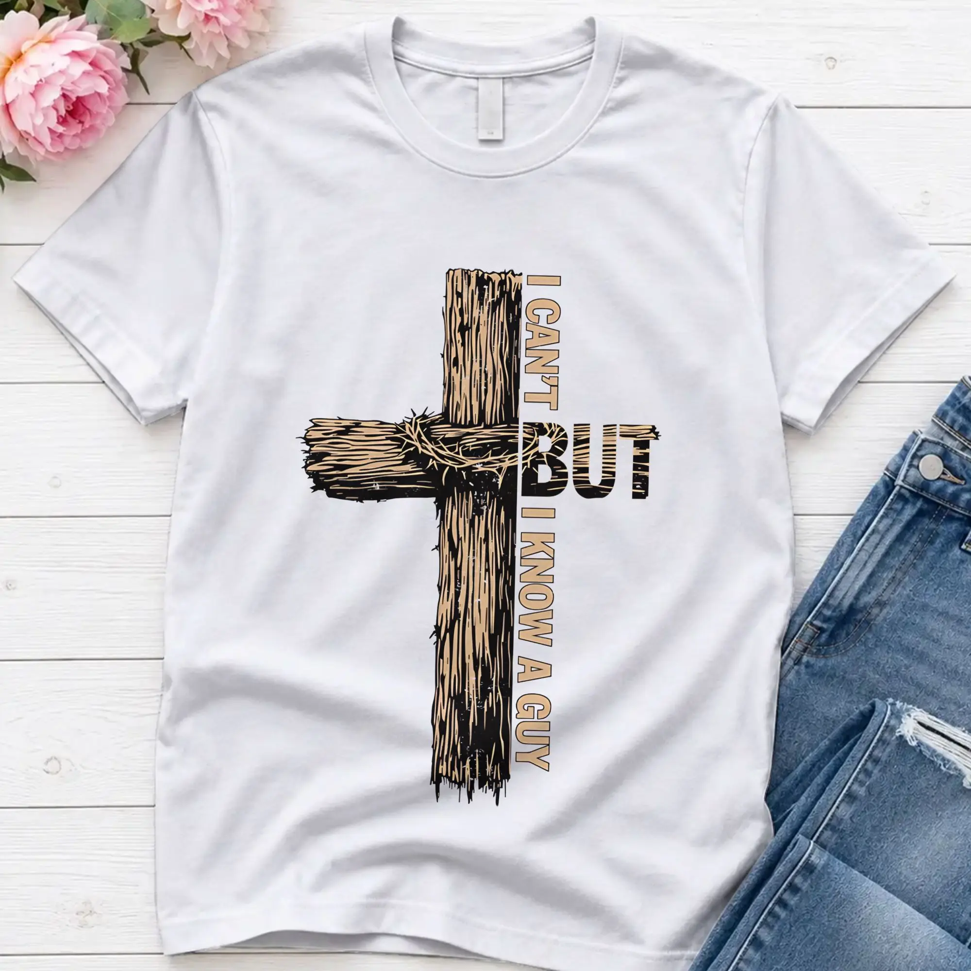 Harajuku T Shirt Beach Need Prayer Tap My Shoulder Christian Hipster T-Shirts  100 Cotton Tee Shirt for Men Y2K Big Size Tees