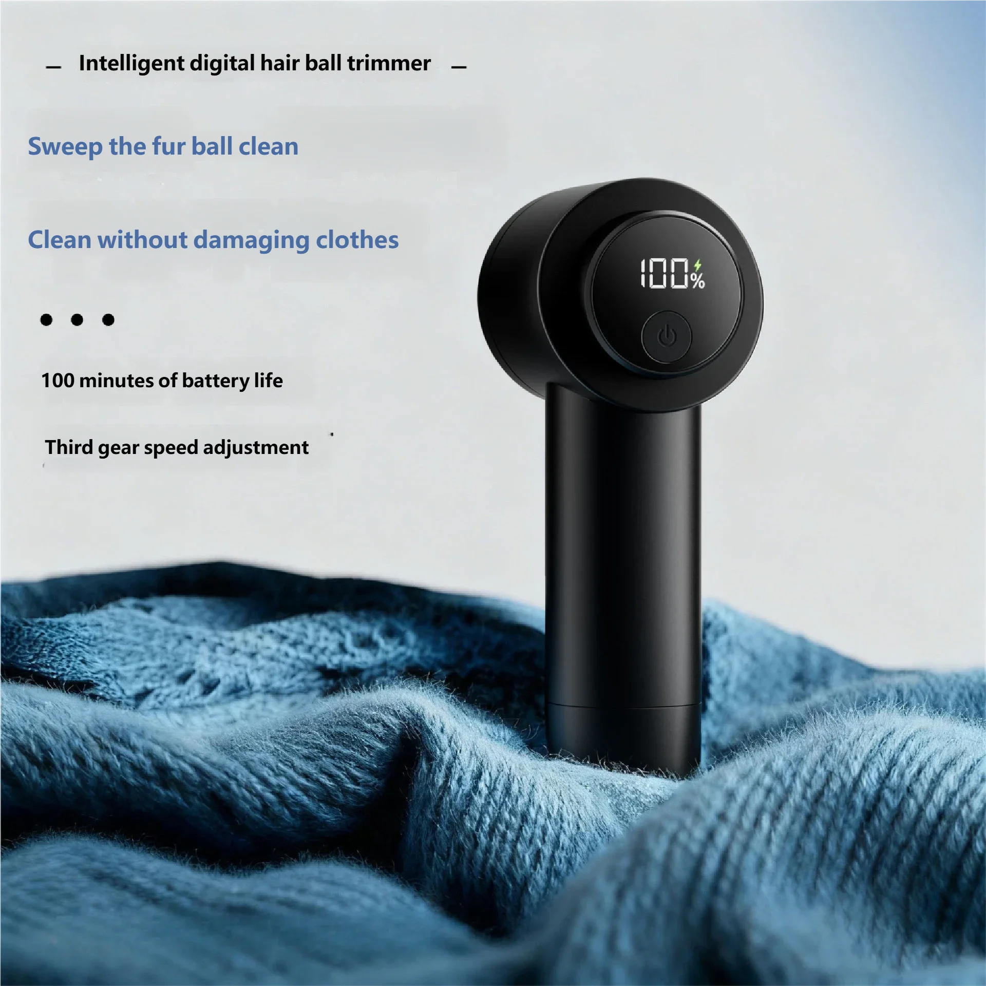 HOMEFISH Digital Display Ball Remover for Clothes - Cross-Border Scraper, Rechargeable Shaver, Ball Trimmer image 3