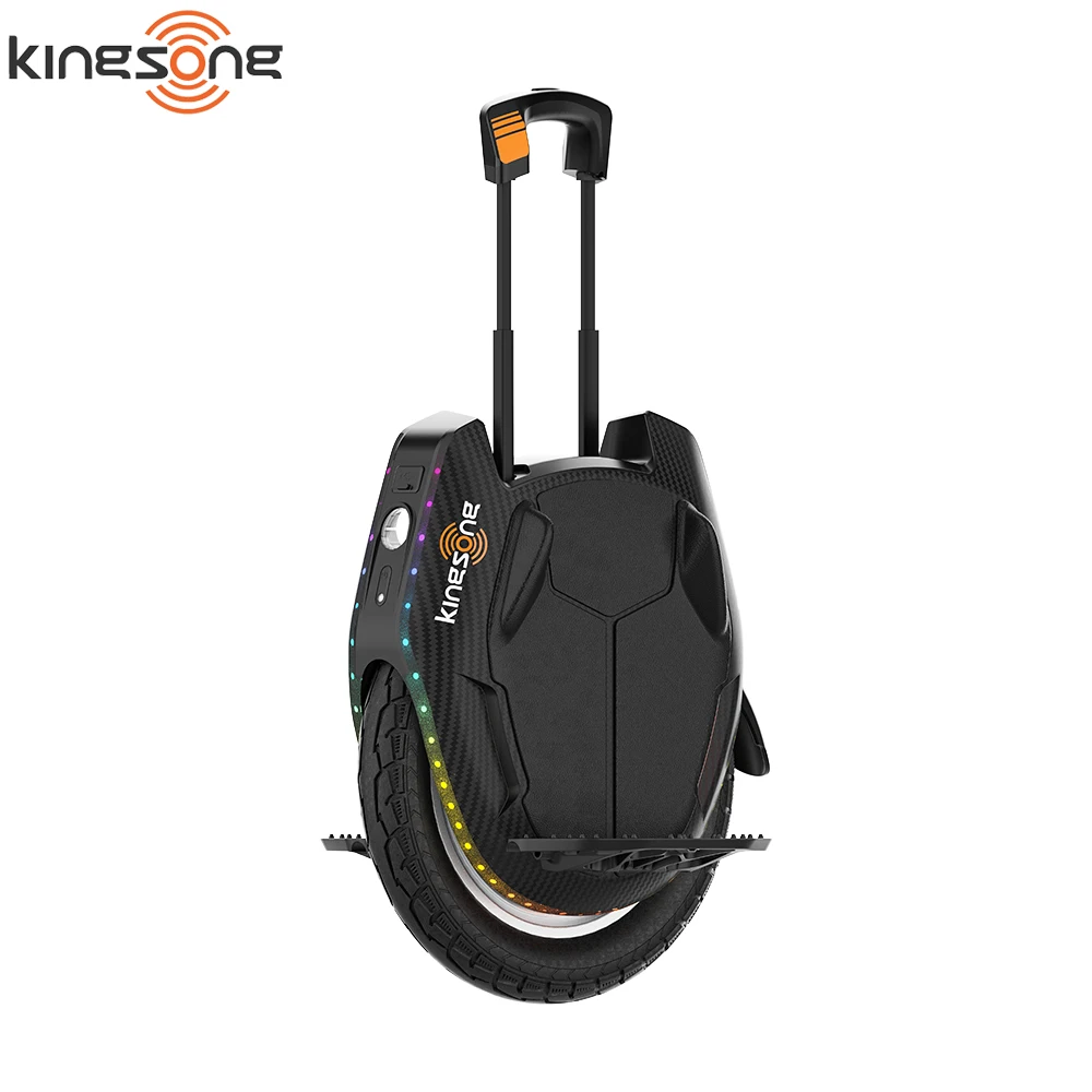 EU-Lager Kingsong 16X Pro 84V 1554Wh Akku 2200W Motor 60Km/h Höchstgeschwindigkeit 16*3-Zoll-Reifen 160Km Reichweite KS 16X Pro mit Wabenpedalen – Detail 8