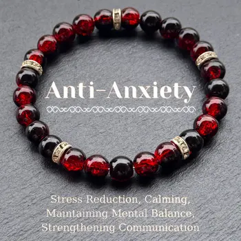 Anti-Anxiety Bohemian Style Bead Bracelet,Stress Reduction,Calming,Maintaining Mental…