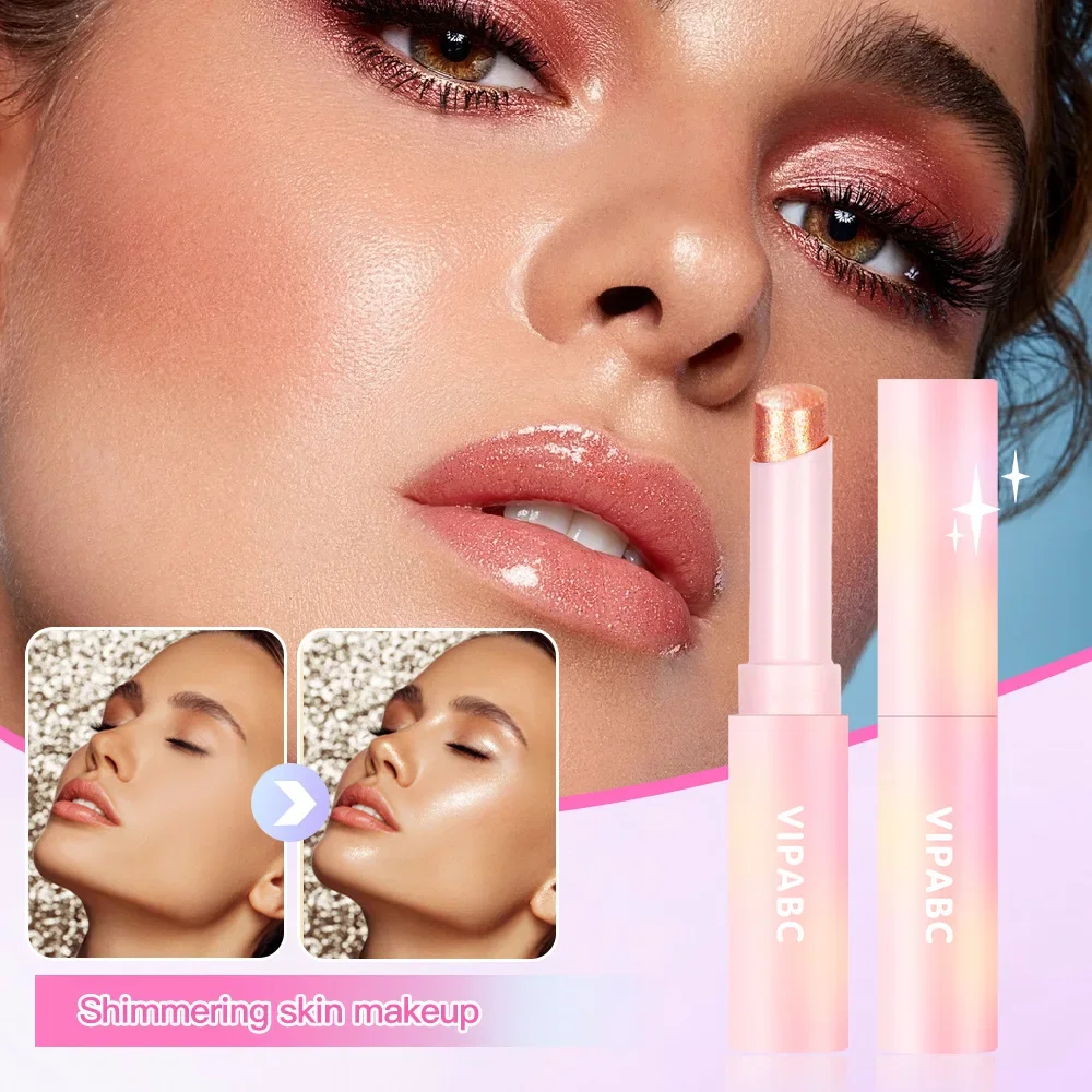 VIPABC Crystal Jelly Eyeshadow Highlight Stick Super Shiny Multicolor Super Shiny Multicolor Highlight Eyeshadow Stick colors:03