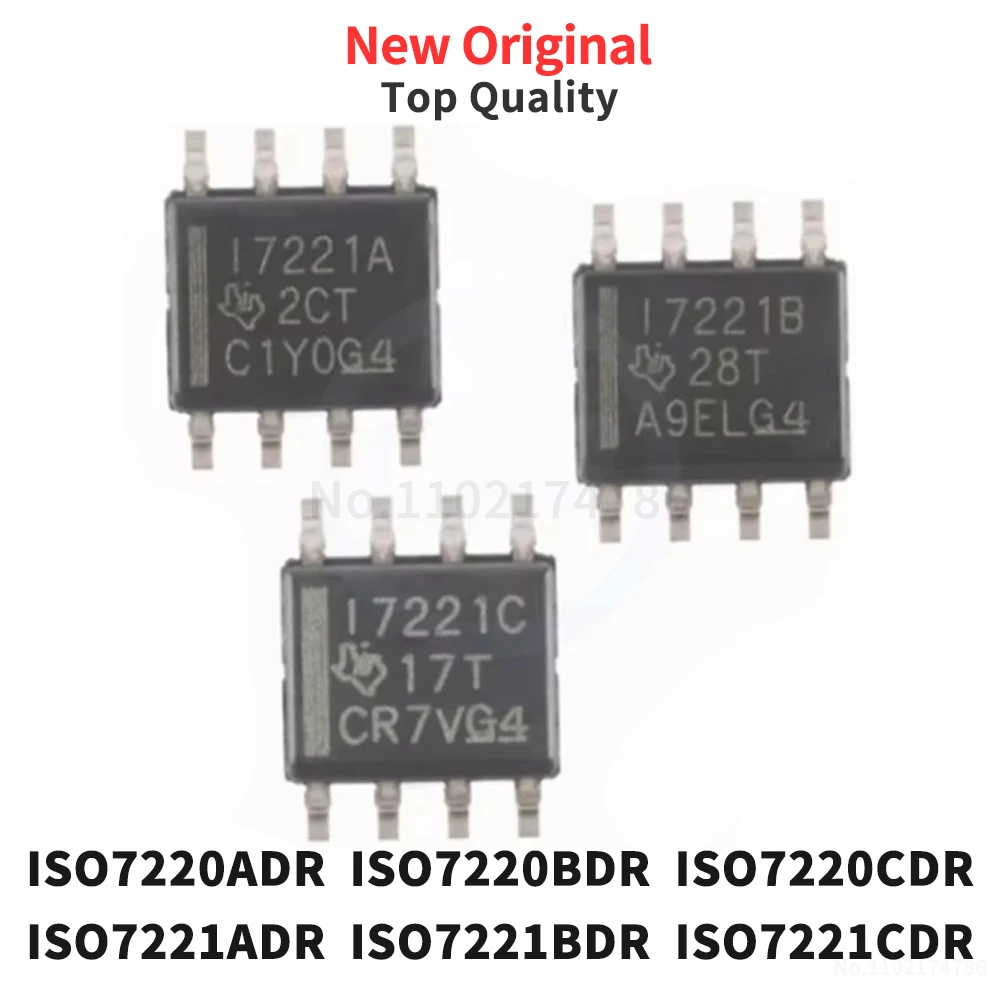 (1 Piece) ISO7220ADR ISO7220BDR ISO7220CDR ISO7221ADR ISO7221BDR ISO7221CDR SOP-8 New Original ISO7221 I7221A I7221B I7221C