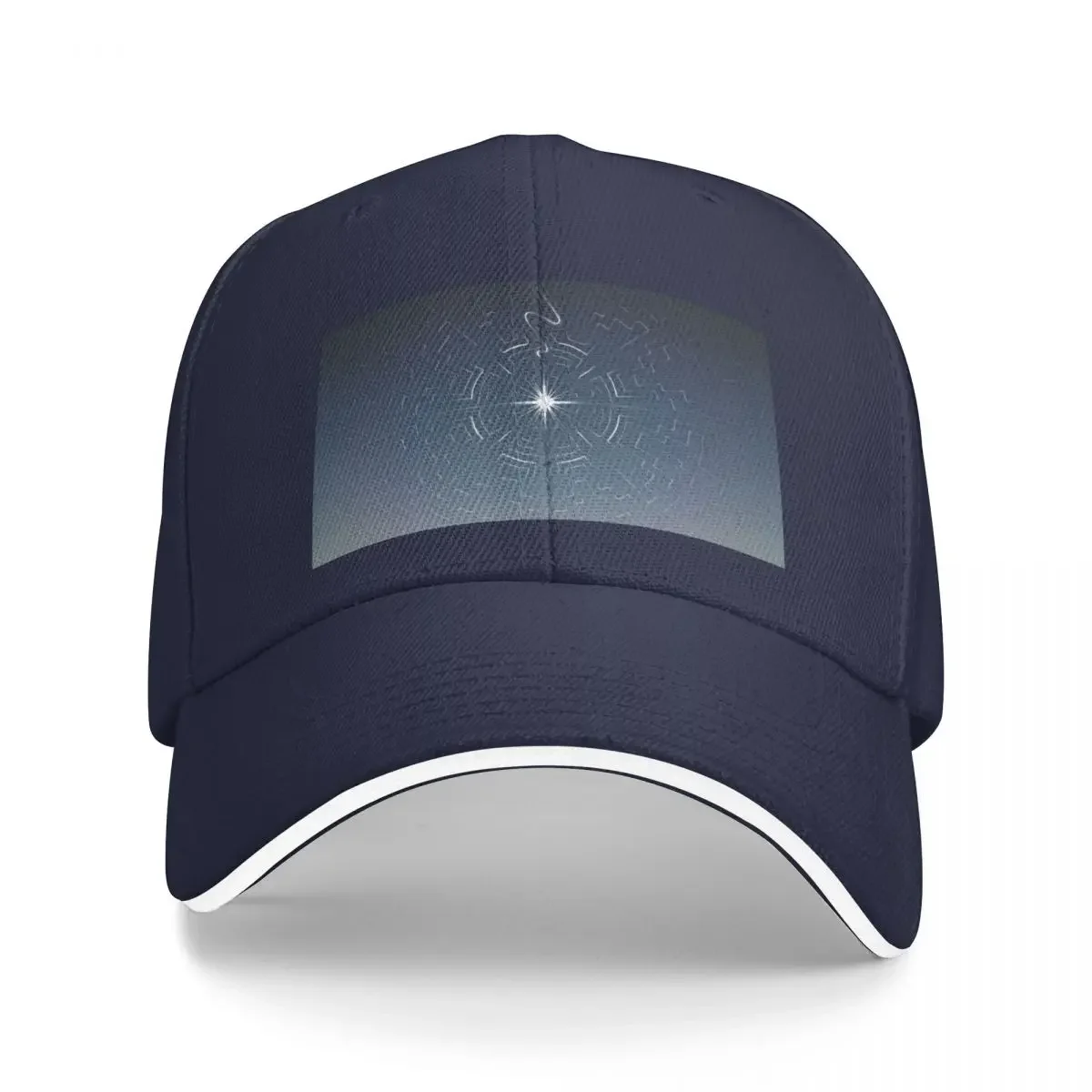 

Shooting Star with Radiating Pattern Baseball Cap Sunscreen Hood Women Hats Men'S