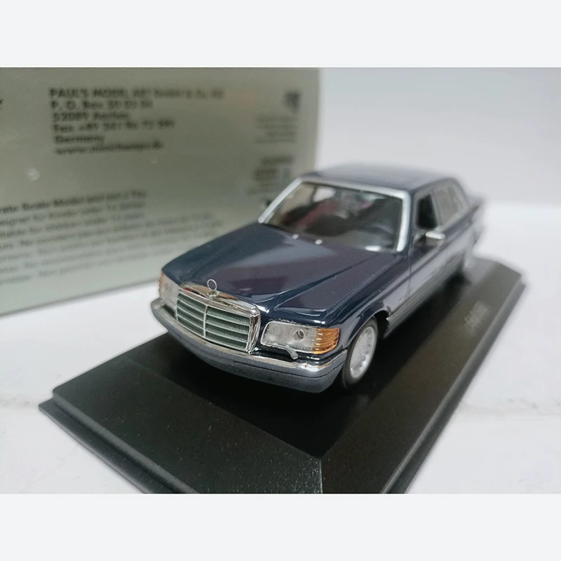 Minichamps 1/43 560SEL 1992 Berlina a quattro porte Modello di auto in lega Classici Regalo souvenir per adulti Display statico