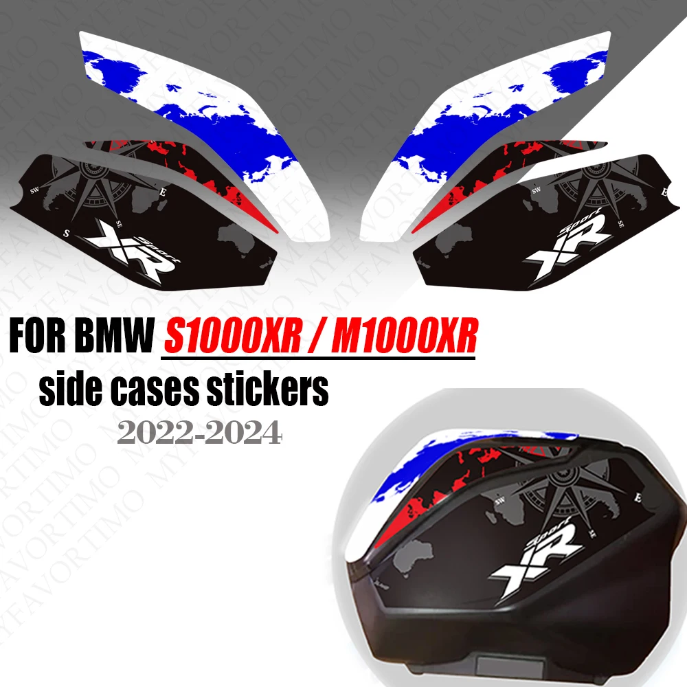 For BMW S1000XR M1000XR Touring Package Decals Trunk Luggage Cases Panniers Stickers for F900XR F 900 XR S 1000 Models 2022-2024