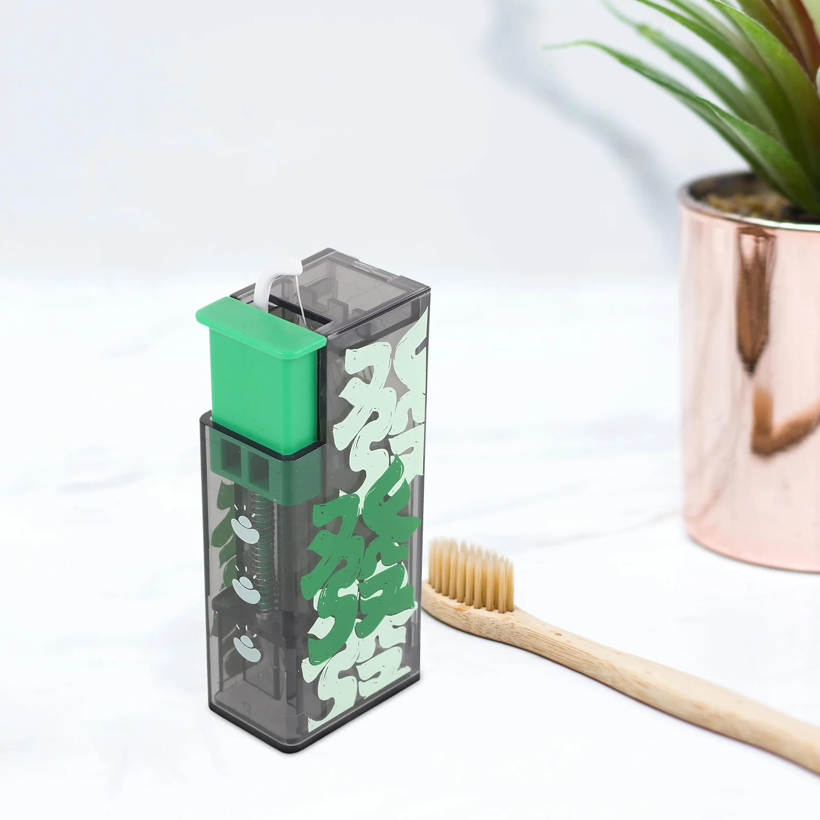 

Portable Dental Floss Organizer Compact Teeth Cleaning Tool For Daily Use Travel Household Small Floss Holder