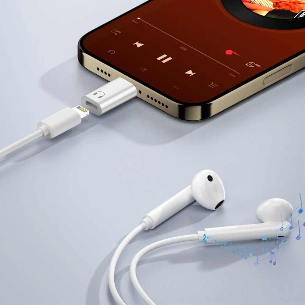 Type C To Lightning Headphone Adapter For ios Female to USB C Male Converter For Iphone15 16 iPad Notebook For IOS Audio Adapter