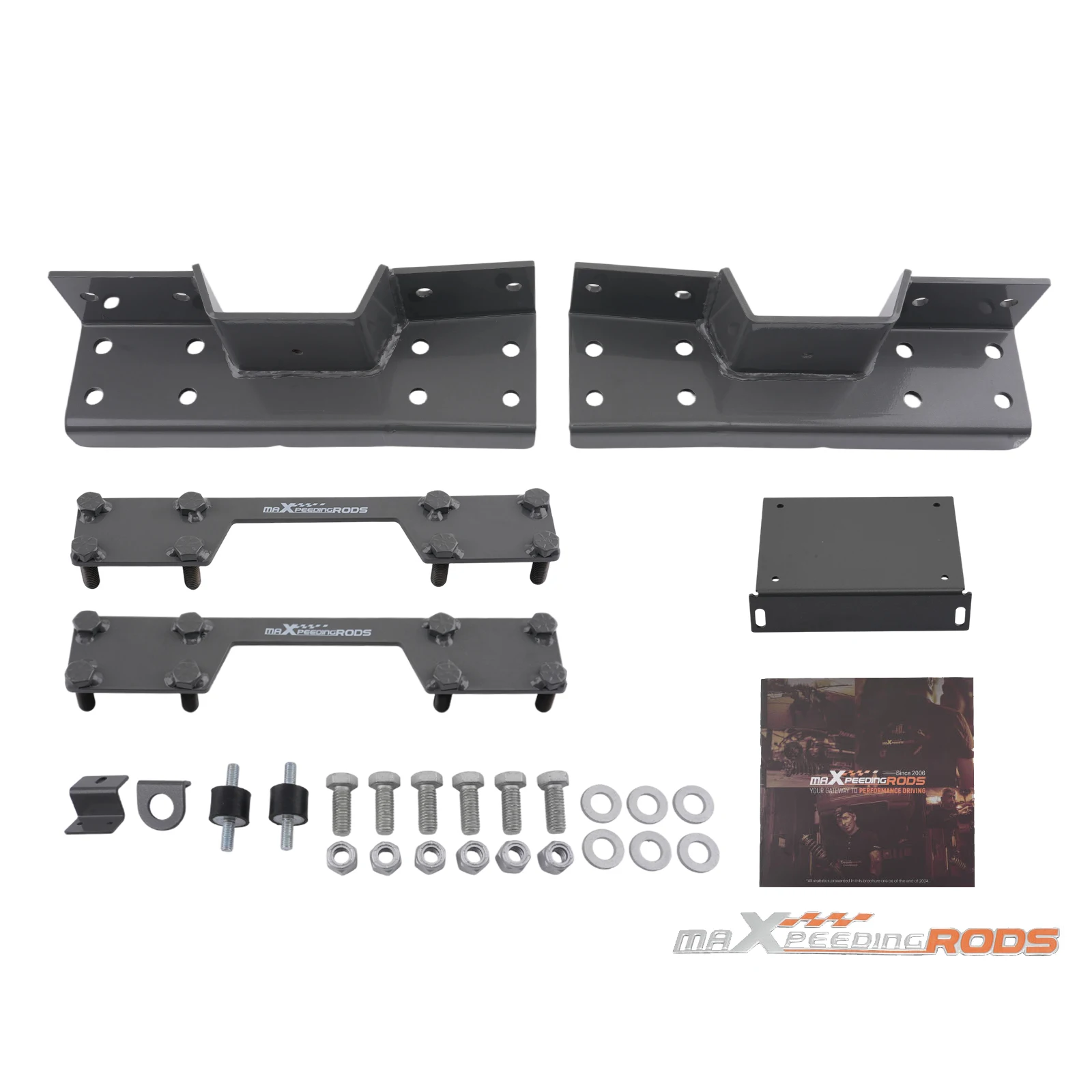 Heavy Duty Drop Kit for Dodge Ram 1500 2002-2008 C-notch Design Powder Coated
