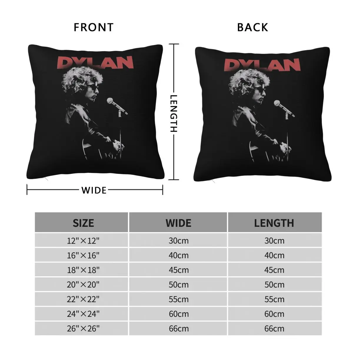 Bob Dylan Big Deal Pillowcase Polyester Linen Velvet Pattern Zip Decor Pillow Case Room Cushion Case