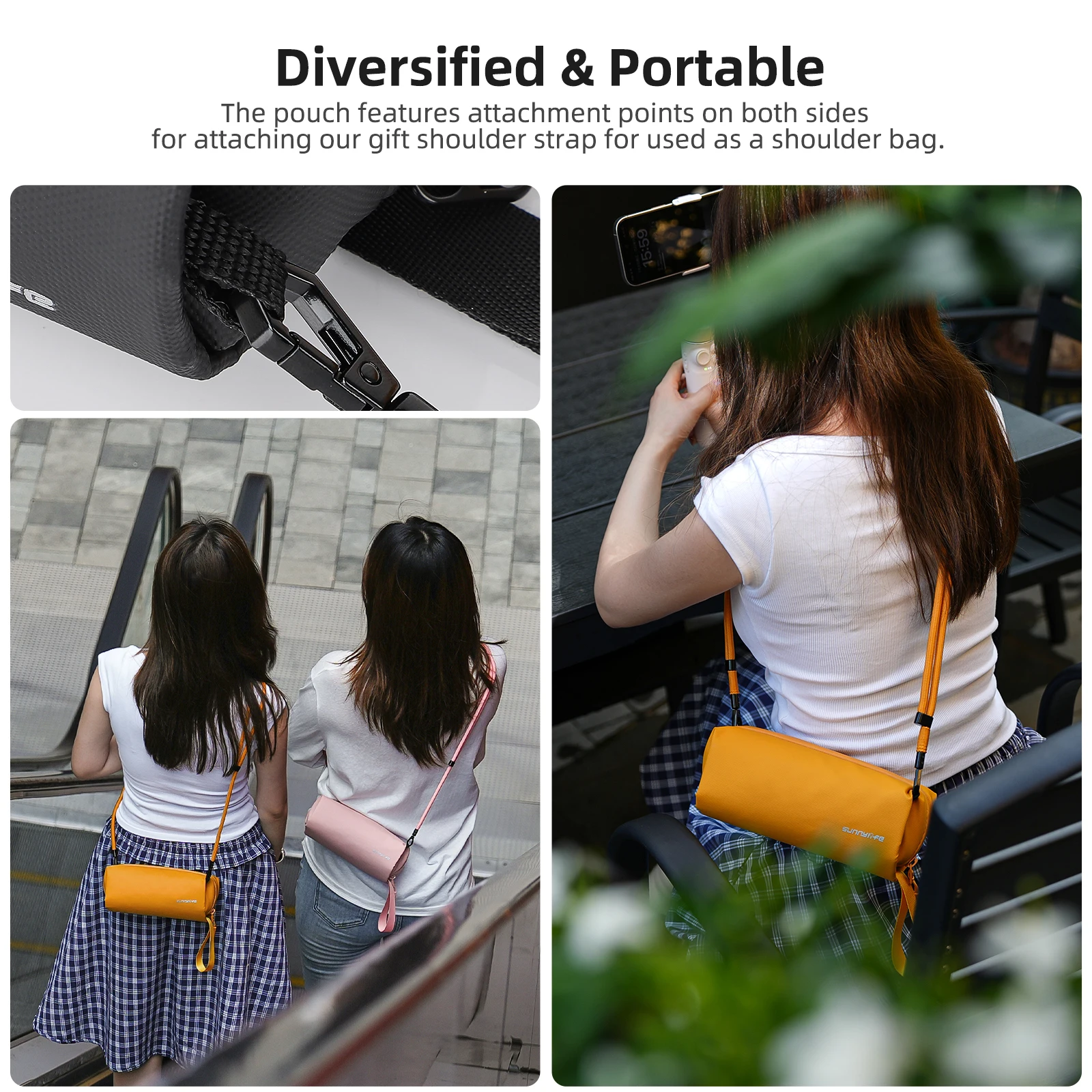 

For DJI Osmo Pocket 4 3/Action 5Pro/Action4 Universal Soft Storage Bag,For Insta360 X5 4/Go3S Sports Camera Carrying Case Bag