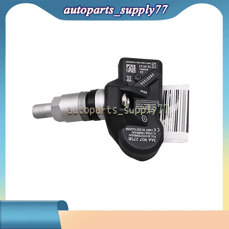 4PCS 433MHz Tire Pressure Sensor 3AA907275F For VW Tiguan VW CC Passat CC TPMS Sensor 3AA907275B 3AA907275D 3AA907275