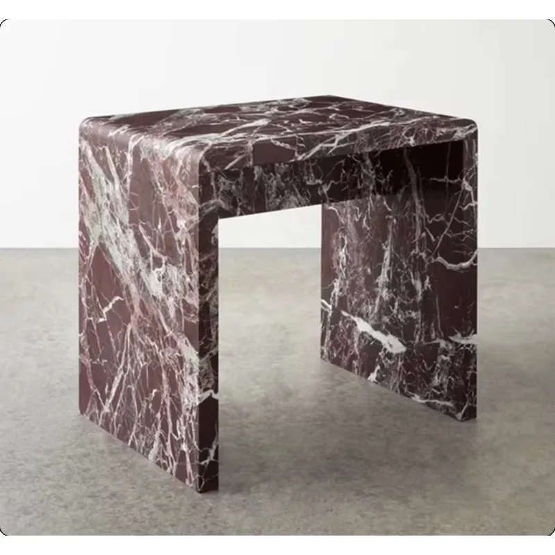 Best Selling Premium Home Furniture Natural Marble Stool Durable Home Decoration Durable Stool