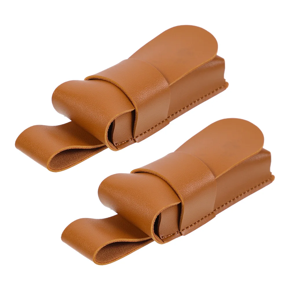 

2pcs Harmonica Case Brown Color Portable Storage Covers Lightweight Harmonica Bag Carrying Case Musical Instruments