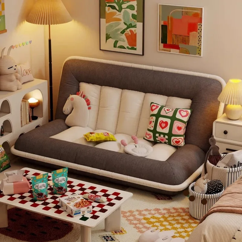 Sofa, reclining and sleeping tatami double small apartment rental room human kennel bedroom small sofa