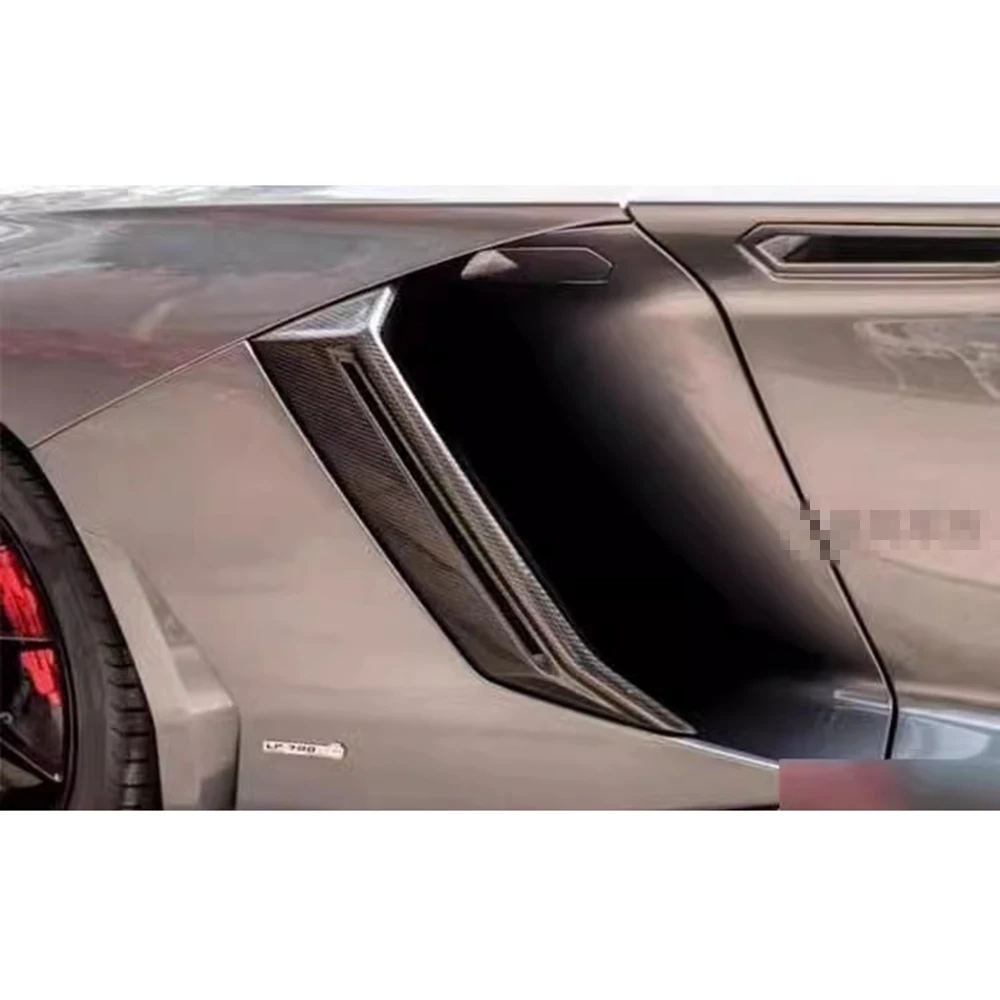 For Lamborghini Aventador Rear fender grille LP700 LP720 FRP Real carbon fiber Rear Side Fenders Air Intake Vent