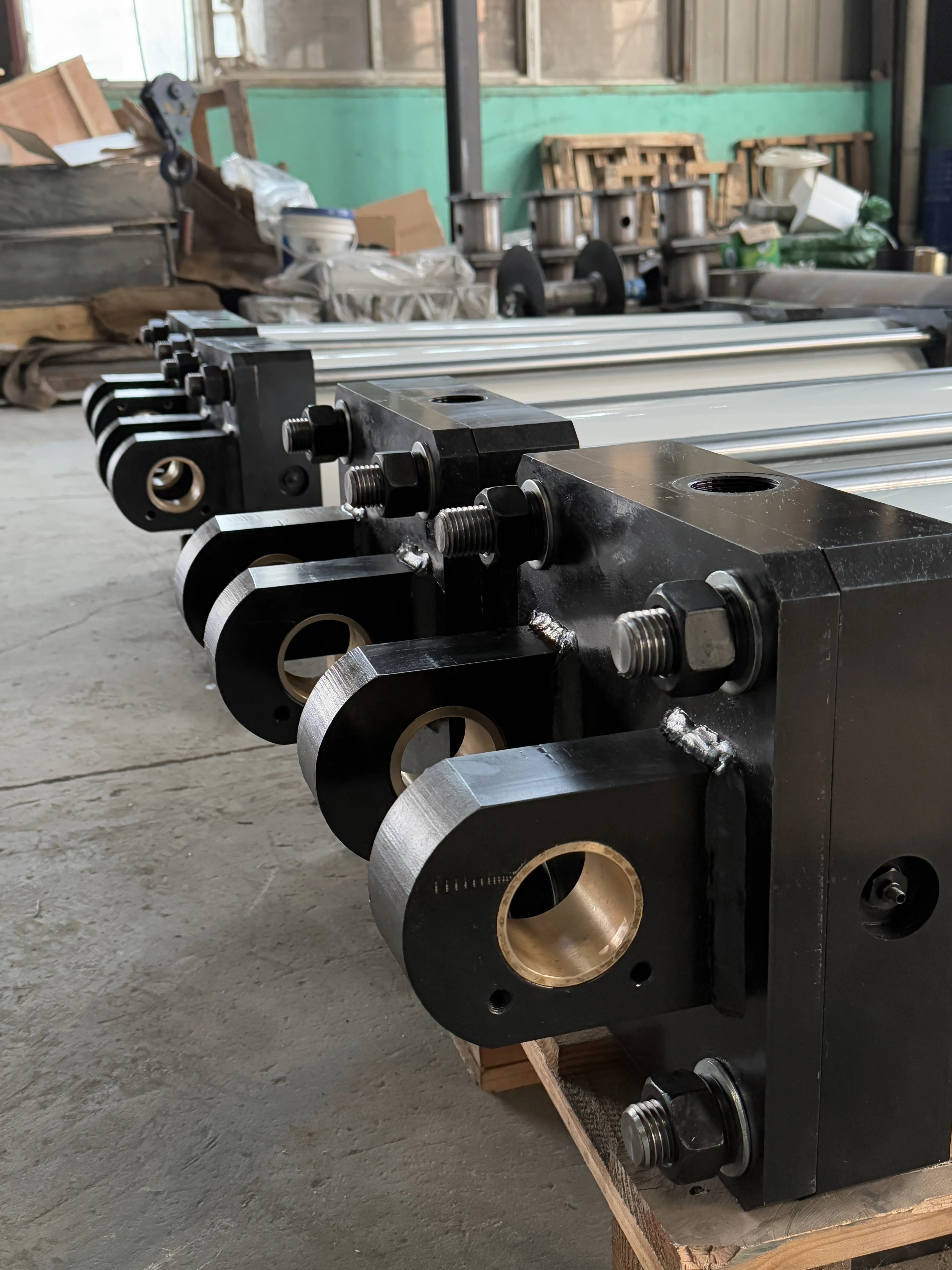 Long Stroke 820/700/1100mm Air Cylinders With Dual Tail Rack Double Acting Supply Customization Available