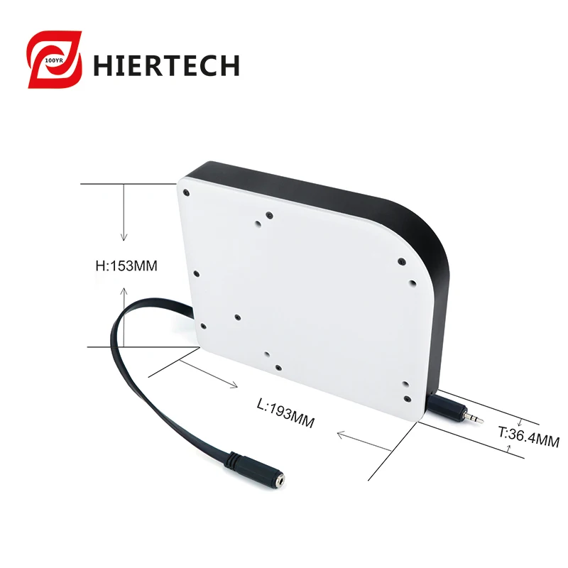Hiertech Pc100% Raw Material Audio Cable 1.98m Automatic Retractable Cable Reel with Self-Locking Function