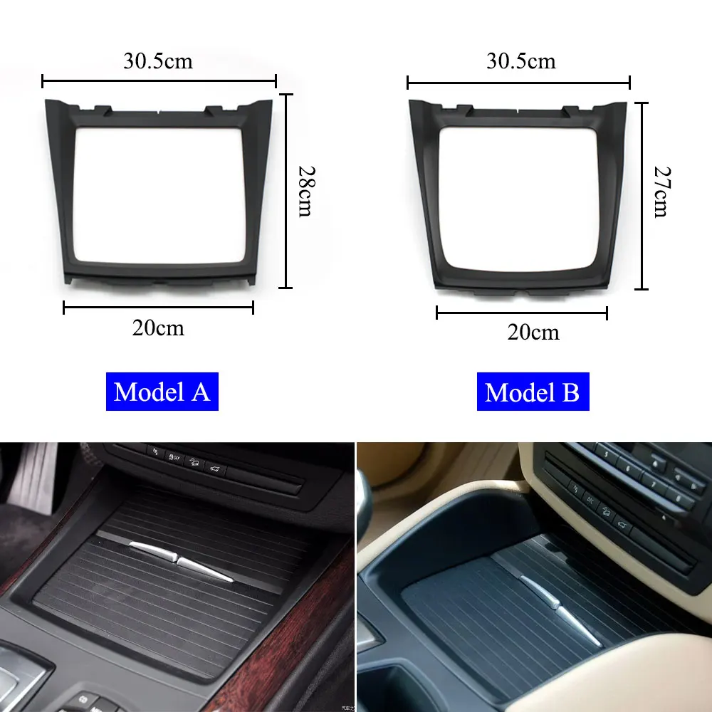 For BMW X5 X6 E70 E71 E72 Front Center Console Panel Bezel Water Cup Holder Decorative Panel Cover Trim 51166956756 51169129401