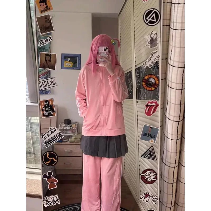 Bocchi the Rock! Cosplay Costumes Hitori Gotou Uniform Ryou Yamada Nijika Ijichi Costumes Cosplay Women Halloween Outfit