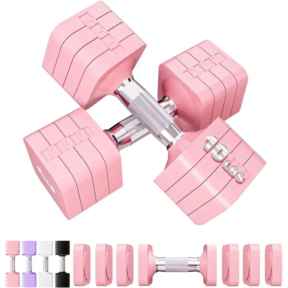 Adjustable Dumbbells Set - 20, 40, 50 LB Weights for Men and Women, Ideal for Home Gym and Strength Training