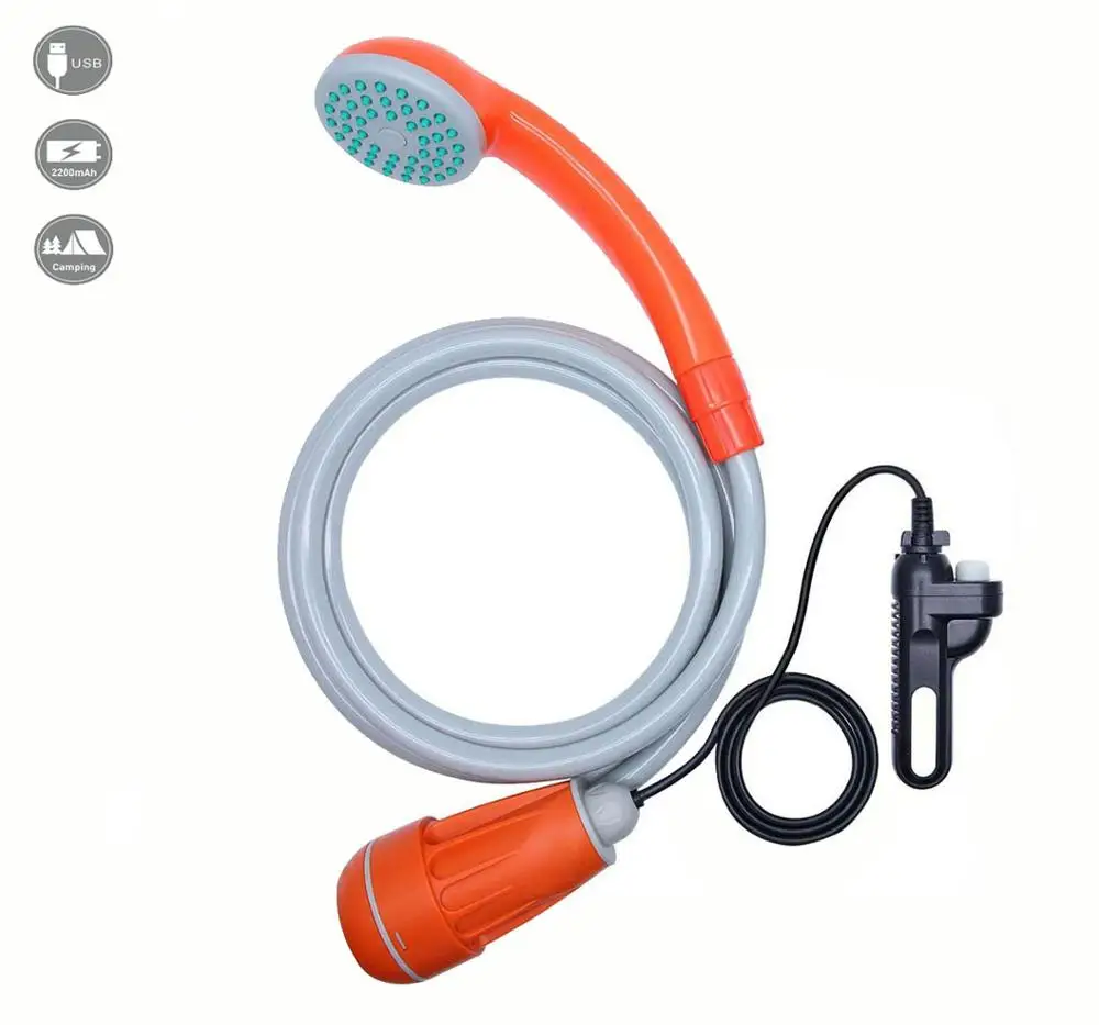 Upgraded Portable USB Rechargeable Camping Electric Shower For Camping, RV, 4 X 4, Sports Use