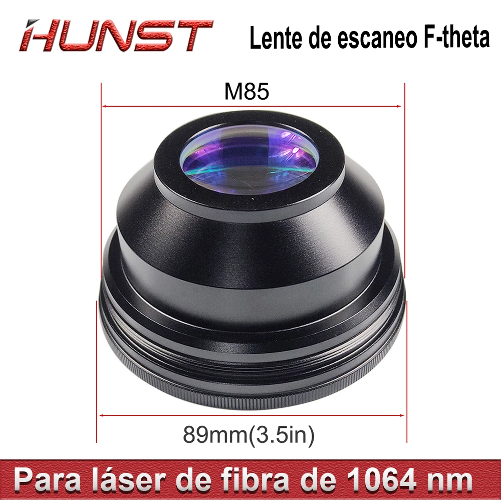 HUNST F-theta เลนส์สแกน SL-1064nm เลนส์ 70 มม.-300 มม.F80-525 มม.สำหรับไฟเบอร์เลเซอร์เครื่องมาร์กกิ้งอุปกรณ์เสริม