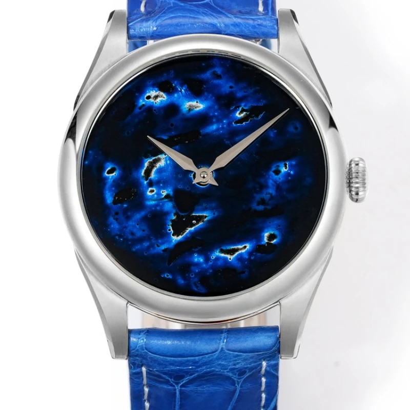 

Механические часы HUASUO Wordless Tianshu: Новейшие современные мужские повседневные/классические часы с лаковым покрытием, вдохновленные нематериальным культурным наследием