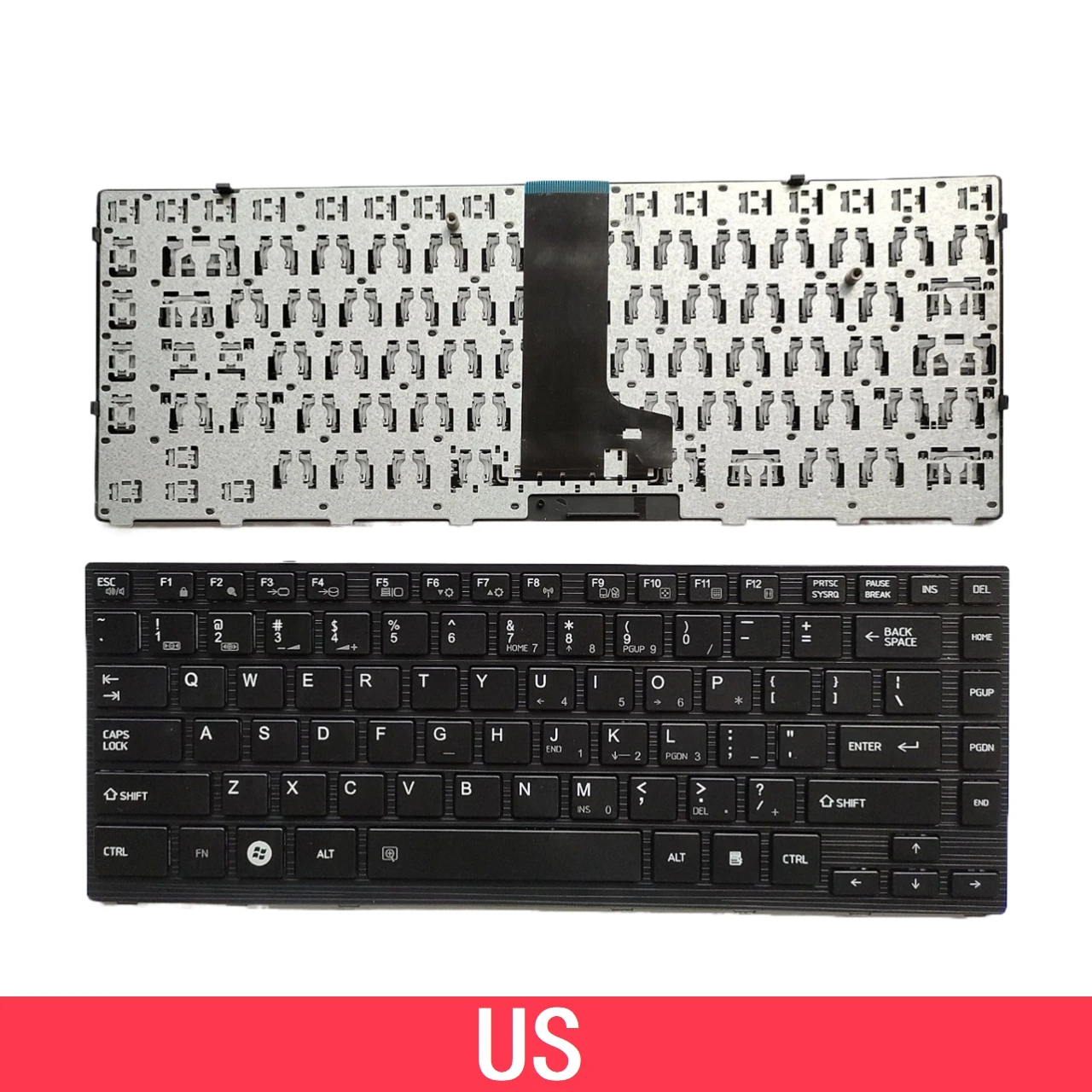 

Для Toshiba Satellite M640 M645 M650 M600 P745 R801 Замена клавиатуры ноутбука США