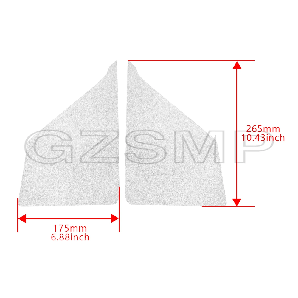 Adesivo moto Decalcomania antiscivolo Rilievi del serbatoio del carburante Gas Ginocchio Grip Custodia protettiva adatta per QJmotor SRT 500 2021-2022