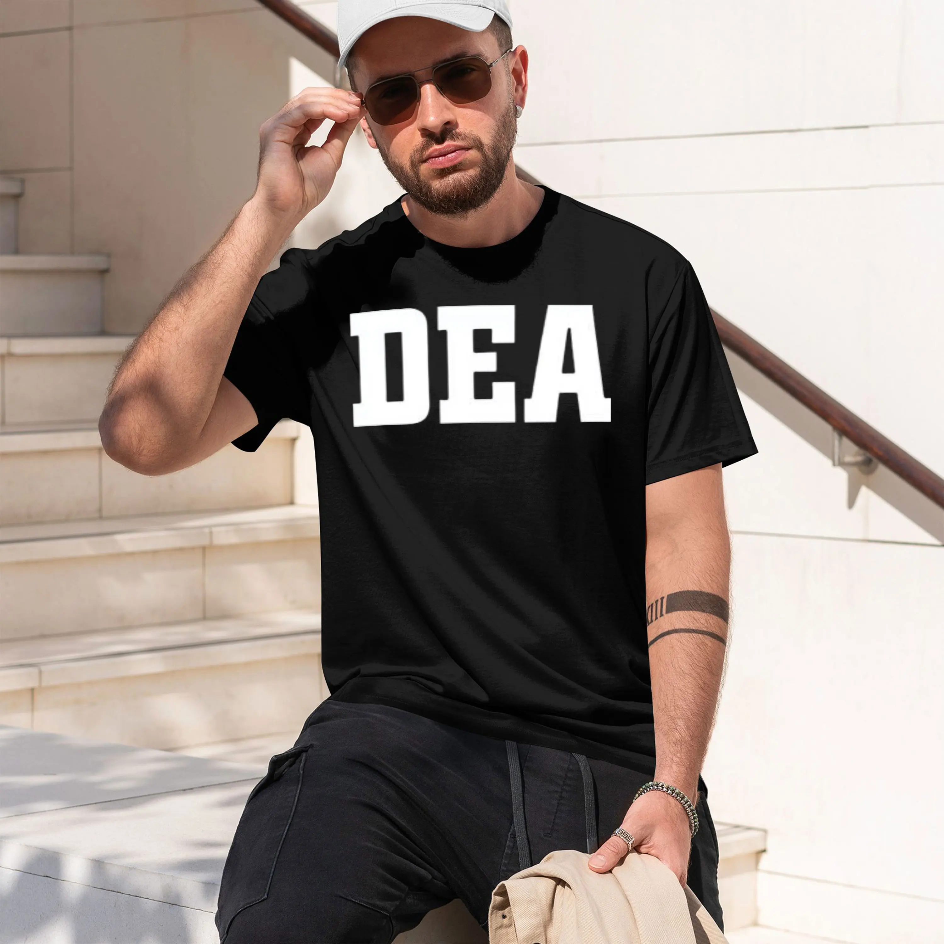 2026 New Model DEA US Federal Interdiction Agency T-shirt American Fan Identifiion Suit Cotton Short Sleeves