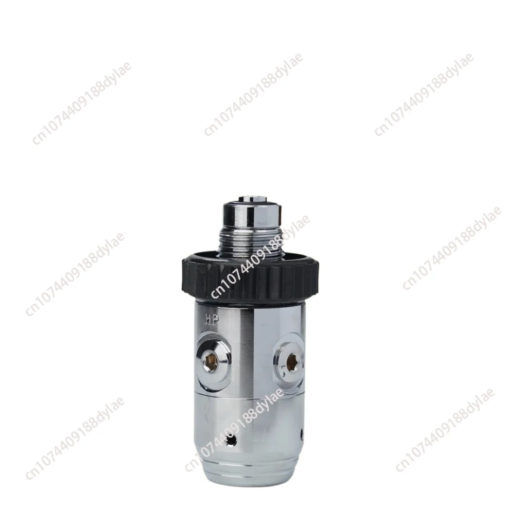 

Diving first stage head Din interface pressure reducing valve Carbon fiber fire respirator regulator DIN