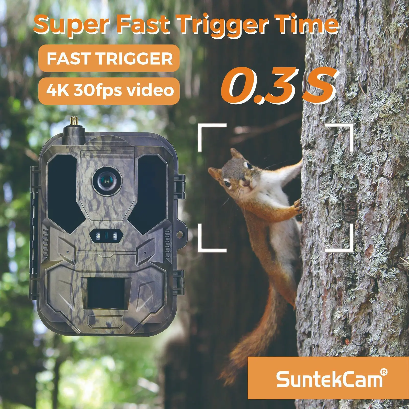 Outdoor 4K Video 120MP Photo 4G APP Phone Wildlife Infrared Camera Night Vision Scope IP66 Waterproof Trap for Hunting/Security