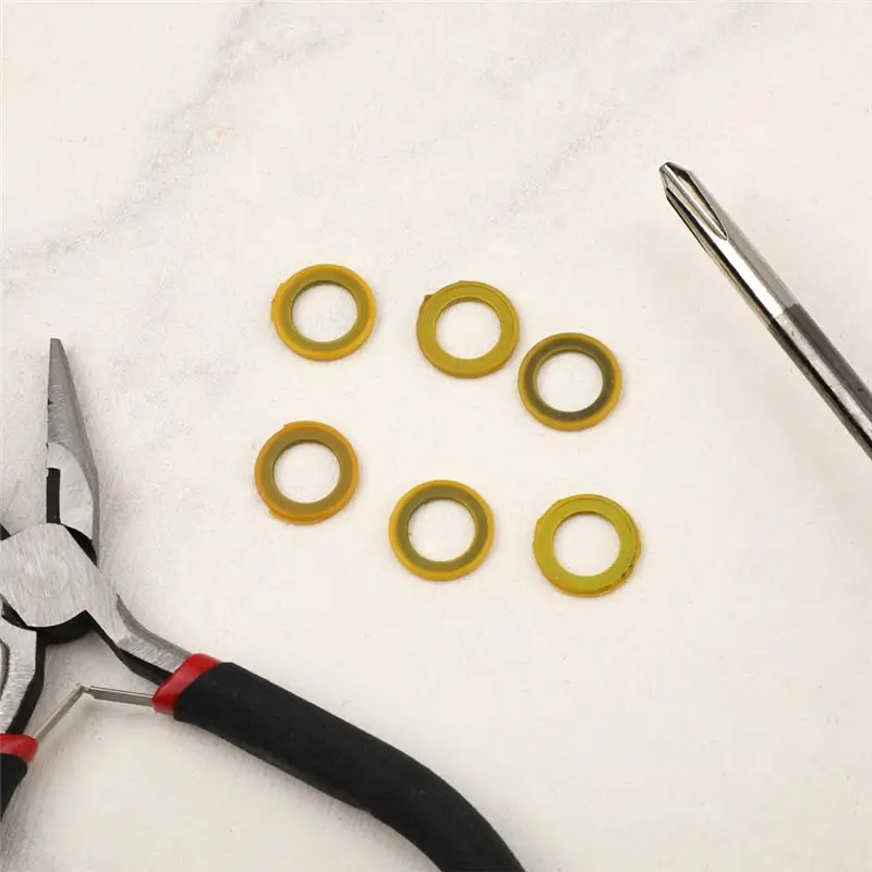 Classic-6Pcs 26-830749 Gearcase Drain Plug Seal Washer Gaskets, Lower Unit Grease Gaskets Washer Drain Plug Seal For Mercruiser