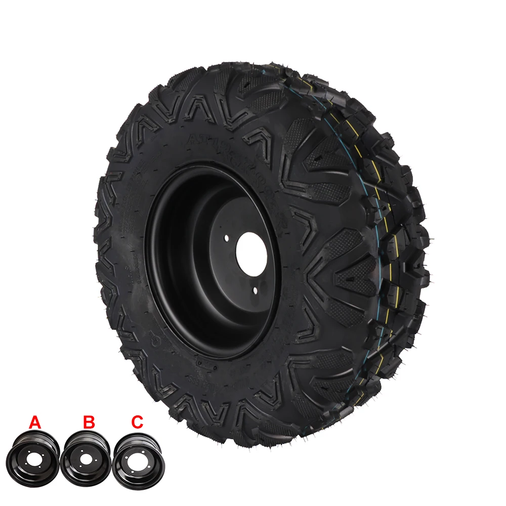 19x7-8 Inch Tubeless Tire With 3/4 Hole Hub For 110-150cc ATV Go Kart UTV Buggy Golf Cart Quad Dirt Bike 8