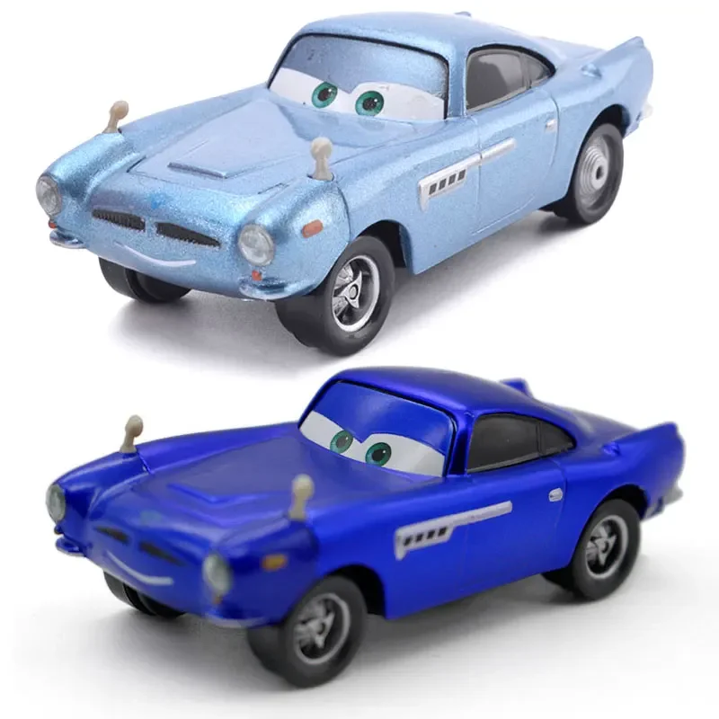 Disney Pixar Car 2 Lightning McQueen Finn McMissile Luigi Guido Sheriff Mater Flo Diecast Metal Model Car Children's Toy Gift