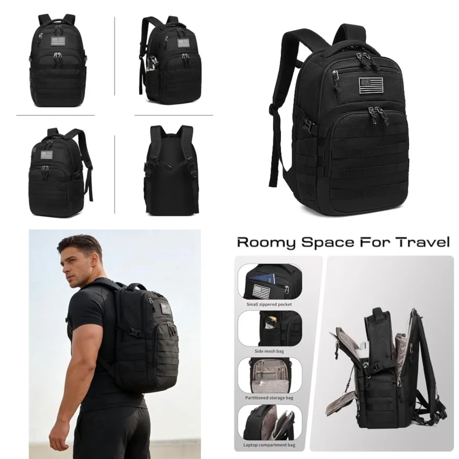 

Military tactical backpack, backpack for men small tactical assault bag