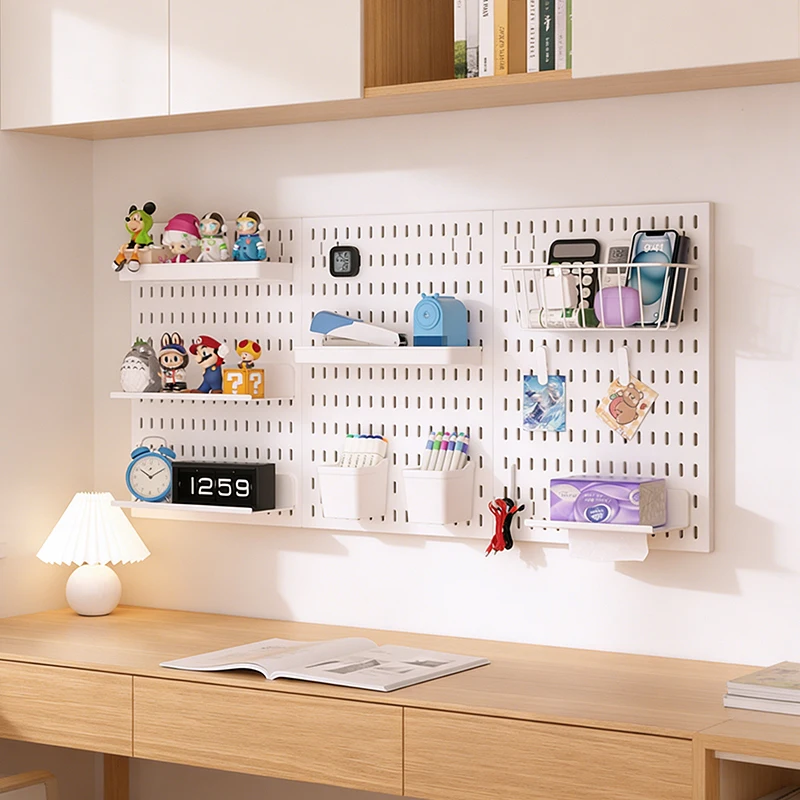 No-Tool Wall Storage Upgrade | A No-Drill Home Pegboard to Display & Organize Daily Items in Your Living Room & Study