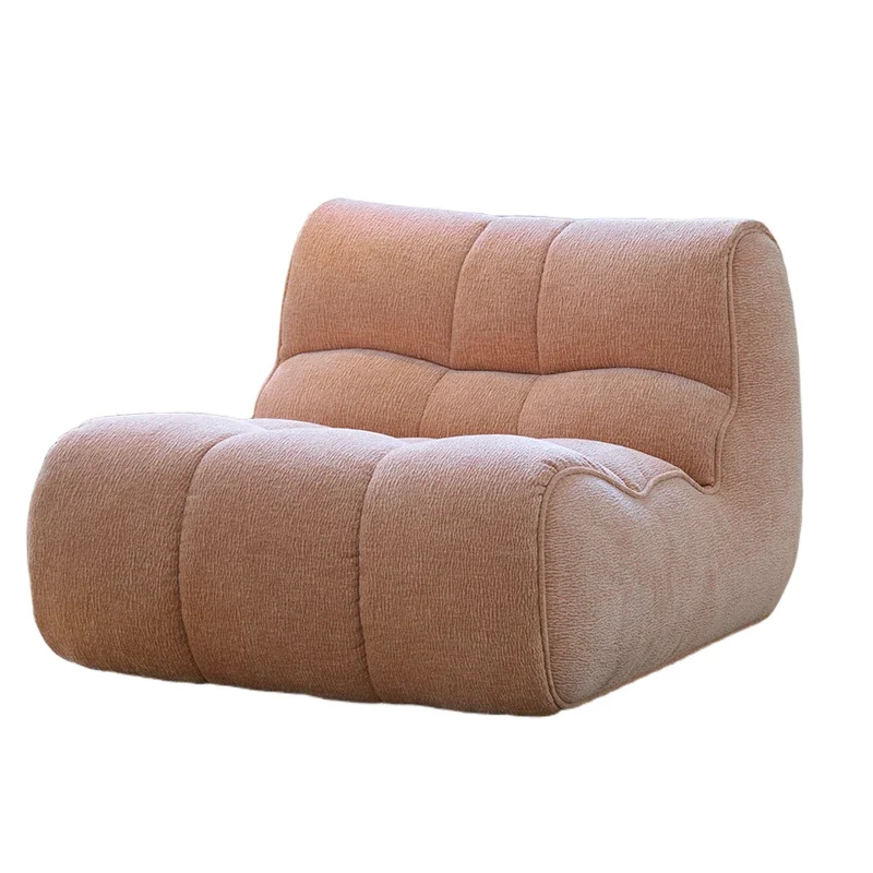 

Sofa cream style, modern simplicity, casual lazy sofa chair