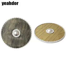 Medieval Retro Viking Shield Vintage Roman Hero Warrior Ancient Prop for Halloween Stage Performance Cosplay Role Play