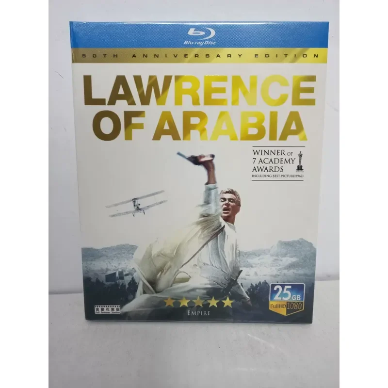 Blu-ray Disc Movie Lawrence of Arabia Classic Epic Film High Definition Video