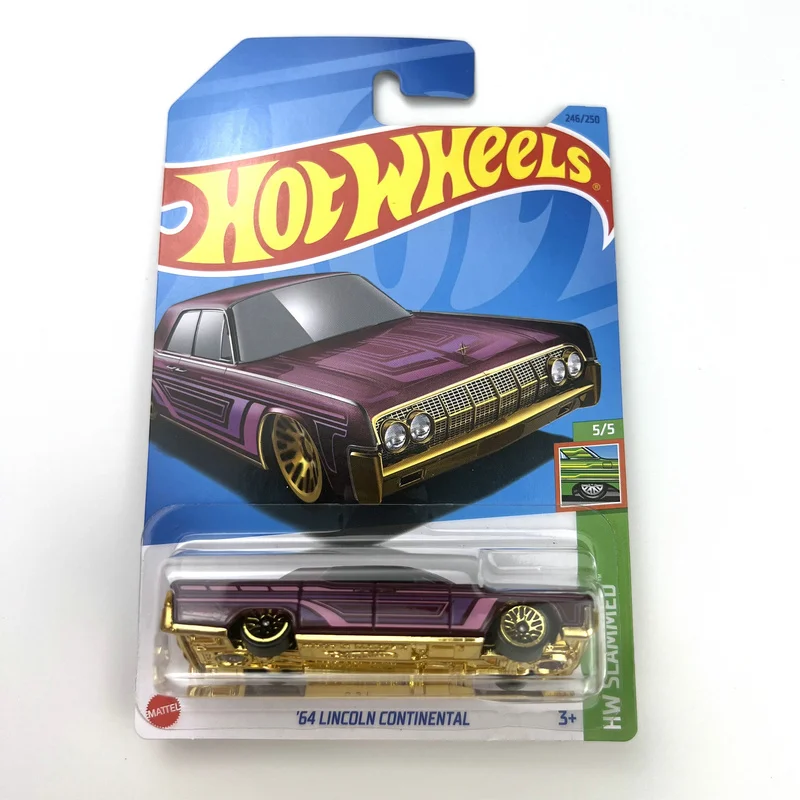 2023-246 Hot Wheels Cars 64 LINCOLN CONTINENTAL 1/64 Metal Die-cast Model Toy Vehicles