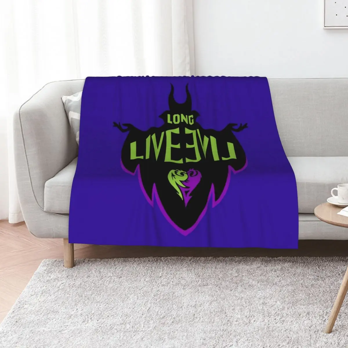 long live evil Throw Blanket Bed Vintage Thermal halloween Beach Stuffeds Blankets