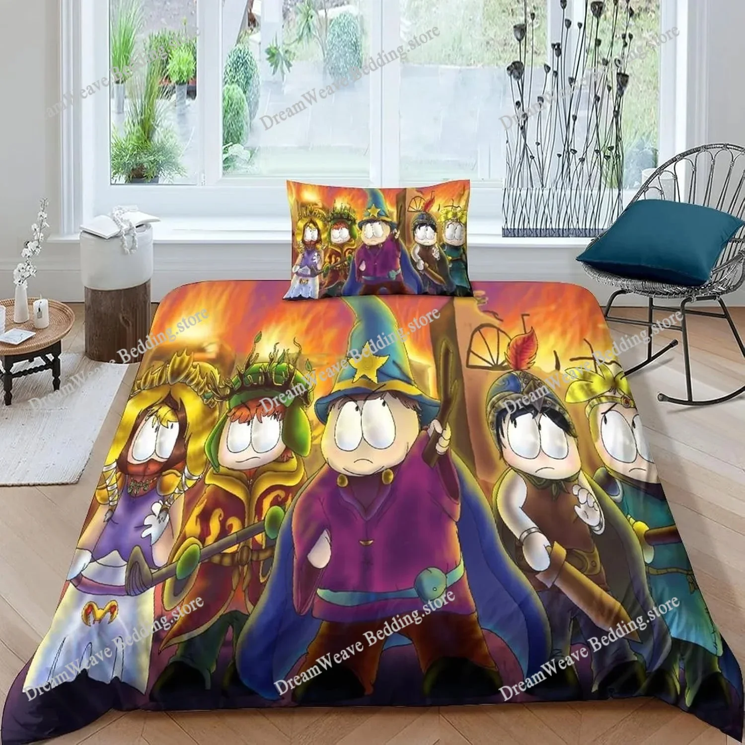 

Exquisite 3D South Park Wallpaper Cute Cartoon Digital Printing Bedding Set Duvet Cover Comforter Bed Youth Kids Girls Gift741